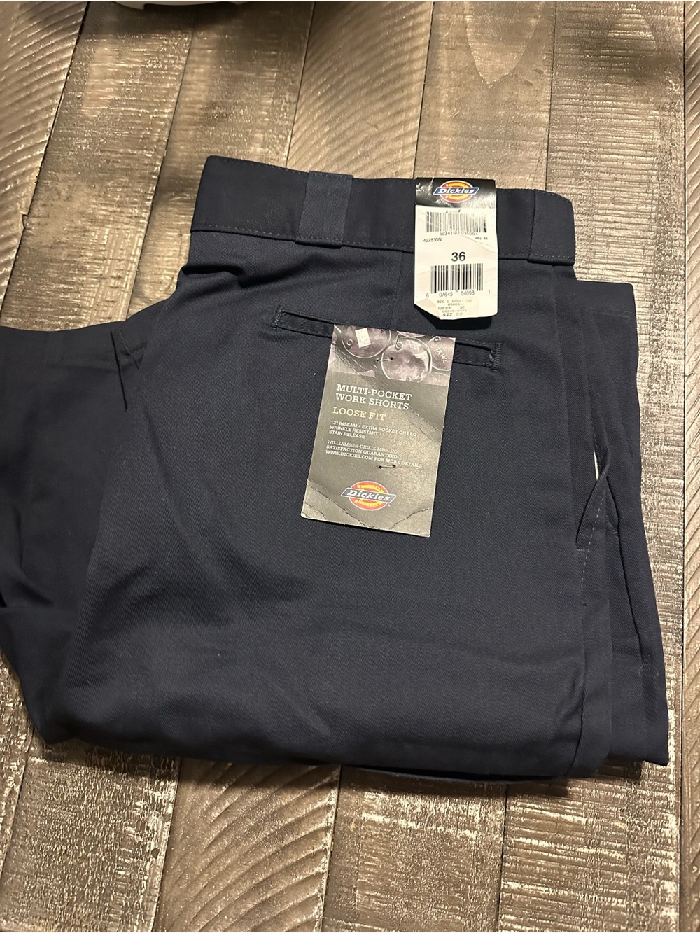 Dickies Men’s Multi-Pocket Cargo Shorts - Navy Blue